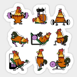 Legday with Chicken Sticker